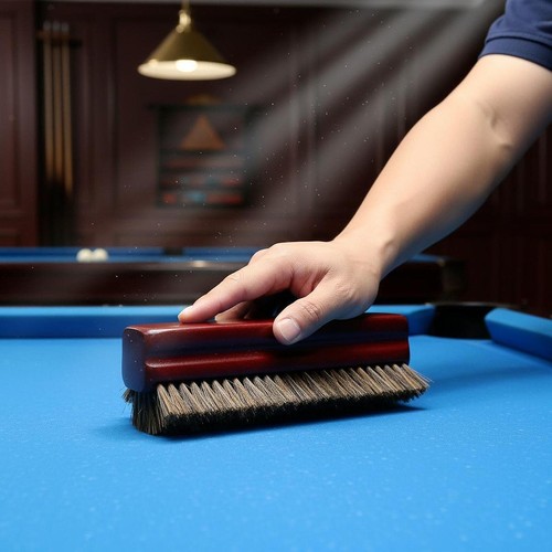 Wooden billiard table - wooden, brush