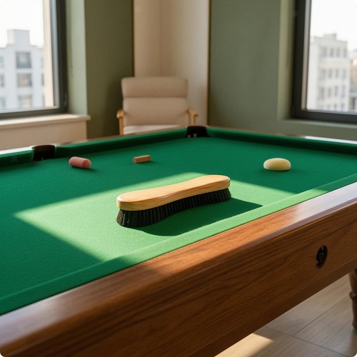 Billiards table cleaning brush - billiards,