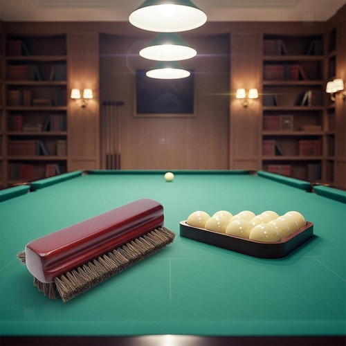 Wooden billiard table brush - wooden,