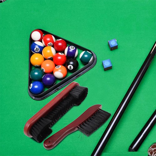 Pool table brush set - pool, wooden