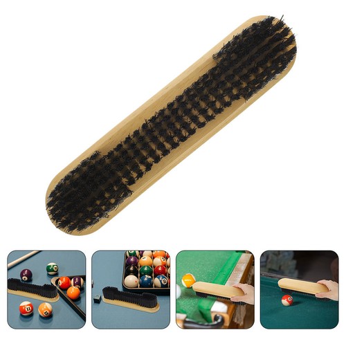 Wood billiard table brush - wood,